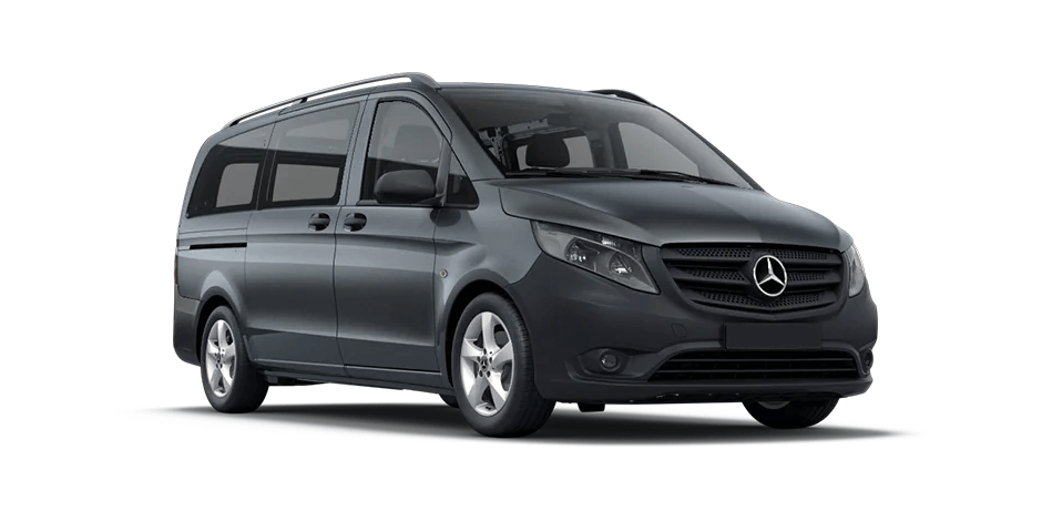 Mercedes Vito Dizel VIP kann als 6+1 und 8+1 mit oder ohne Fahrer gemietet werden